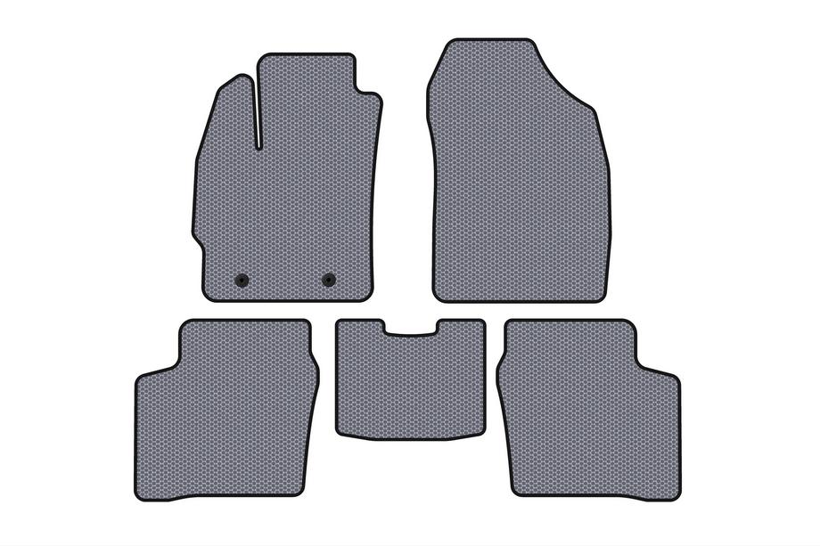 Toyota Prius 2003–2009 Rubberen automatten Carsuit (LB, grijs) Foto 1