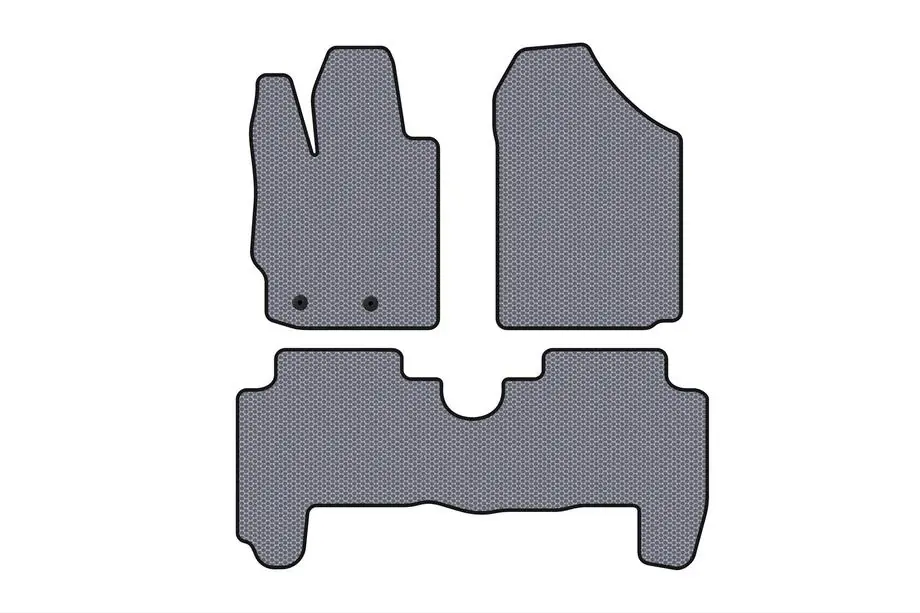 Toyota Yaris 2006–2011 Rubberen automatten Carsuit (HB, 5-deurs, grijs) Foto 1