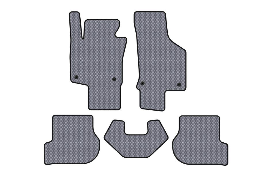 Volkswagen Scirocco 2008–2017 Rubberen automatten Carsuit (HB, 3-deurs, grijs) Image