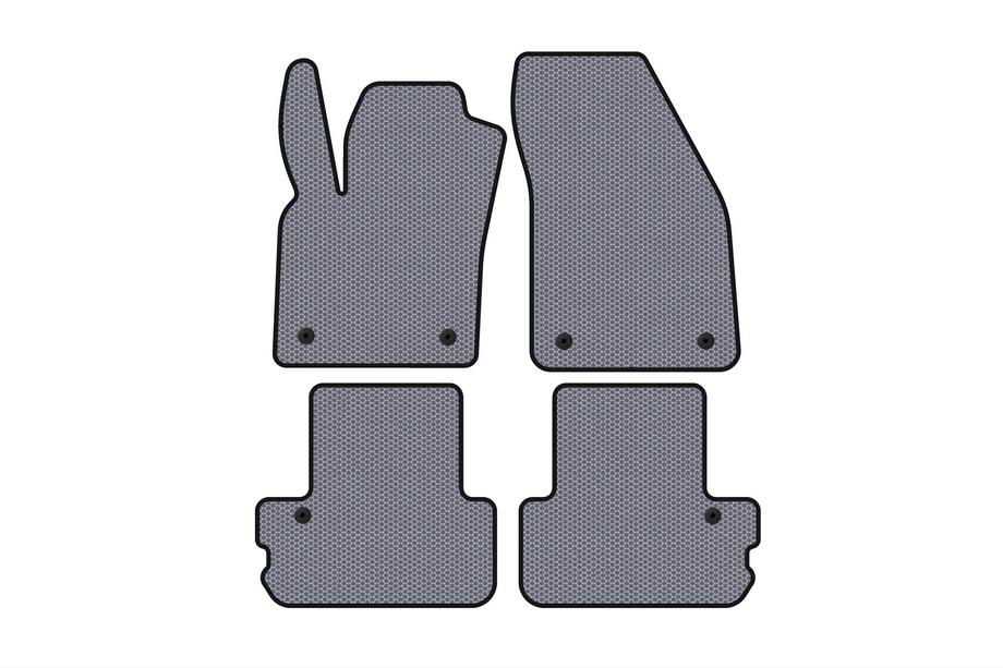 Volvo C70 2006–2010 Rubberen automatten Carsuit (Cabriolet, grijs) Image