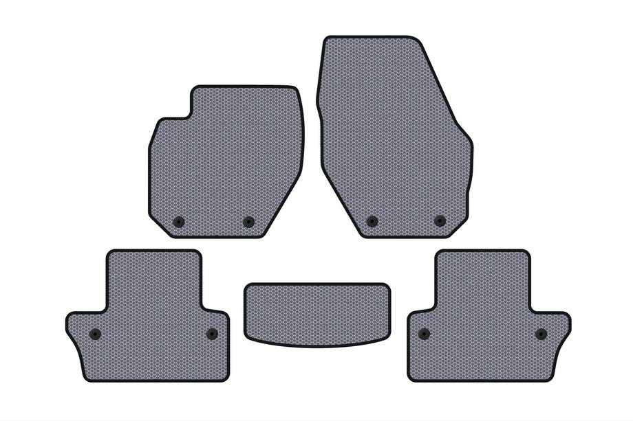 Volvo V60 2011–2018 Rubberen automatten Carsuit (SW, grijs) Image