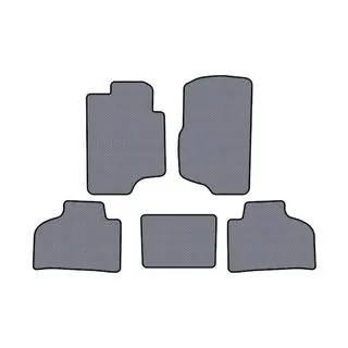 Rubberen automatten Carsuit (Grijs)