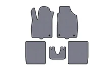 Fiat Panda 2003–2011 Rubberen automatten Carsuit (Grijs) foto 1