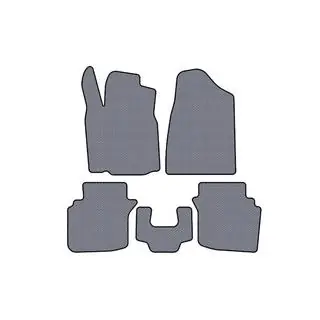 Rubberen automatten Carsuit (2004-2006, grijs)
