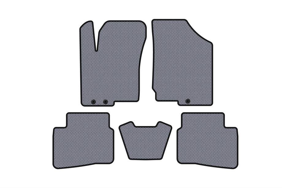 Kia Forte 2008–2024 Rubberen automatten Carsuit (2008-2012, grijs) Image