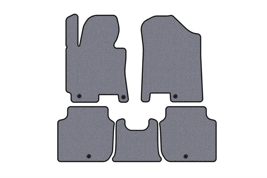 Kia Forte 2008–2024 Rubberen automatten Carsuit (2012-2016, grijs) Foto 1
