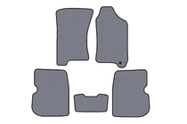 Subaru Forester 1997–2002 Rubberen automatten Carsuit (rechts gestuurd, grijs) foto 1