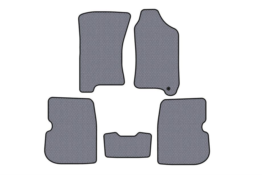 Subaru Forester 1997–2002 Rubberen automatten Carsuit (rechts gestuurd, grijs) Image