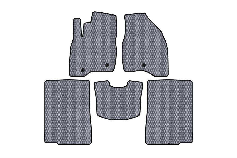Ford Explorer 2011–2019 Rubberen automatten Carsuit (2015-2017, 2 rijen, 7-zits, grijs) Image