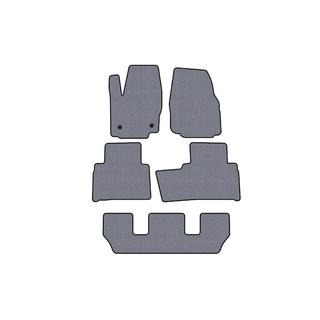 Rubberen automatten Carsuit (3 rijen, grijs) Ford Galaxy 2007–2015 foto 1