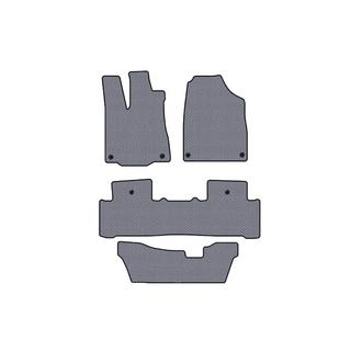 Rubberen automatten Carsuit (3 rijen, grijs) foto 1