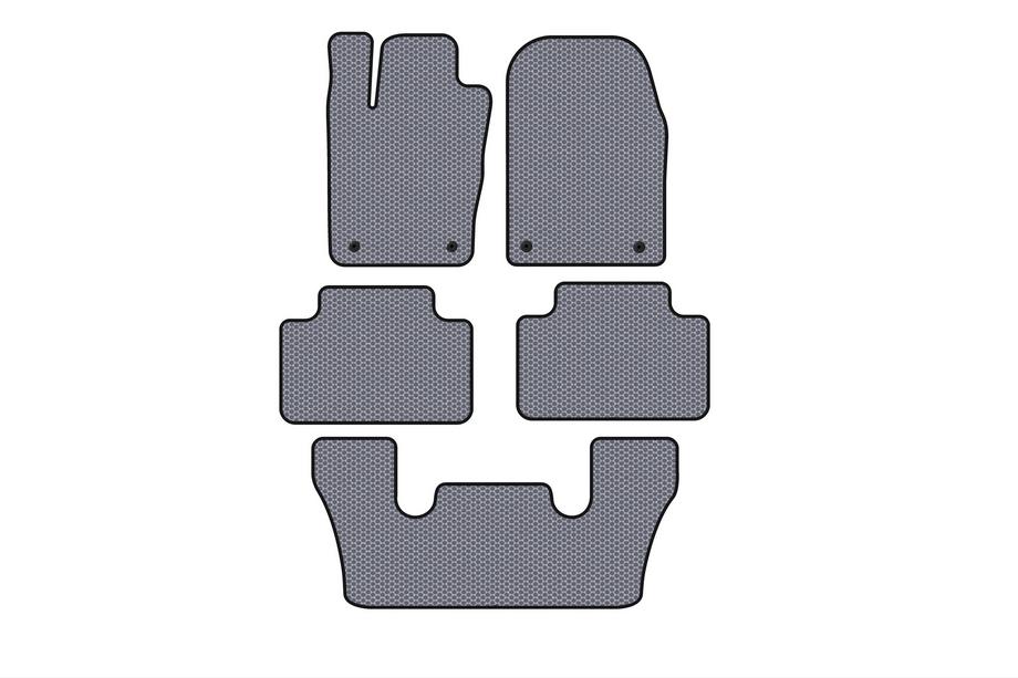 Dodge Durango 2010– Rubberen automatten Carsuit (3 rijen, grijs) Image
