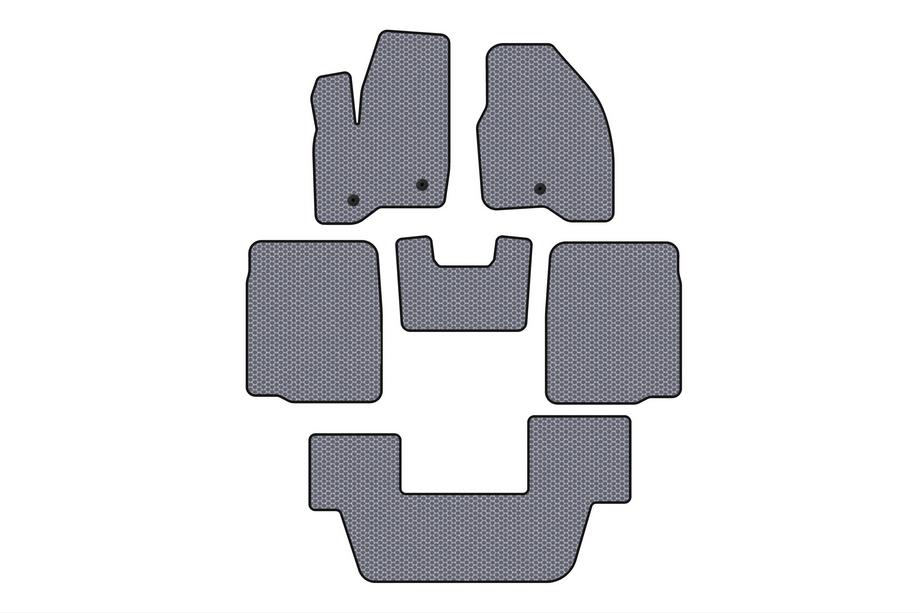 Ford Explorer 2011–2019 Rubberen automatten Carsuit (3 rijen, 2011-2015, grijs) Image
