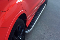 Ford Kuga/Escape 2013–2019 Side steps Tayga Grey (2 stuks, aluminium) foto 5