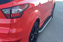 Ford Kuga/Escape 2013–2019 Side steps Tayga Grey (2 stuks, aluminium) foto 12