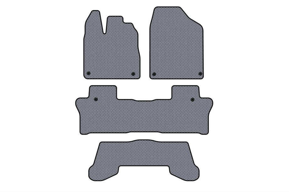 Honda Pilot 2015–2022 Rubberen automatten Carsuit (3 rijen, grijs) Image