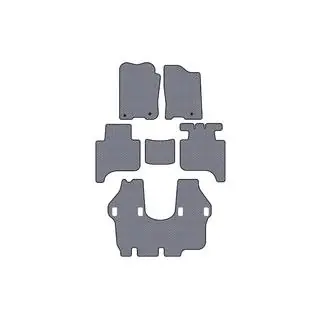 Rubberen automatten Carsuit (3 rijen, 2004-2008, grijs)