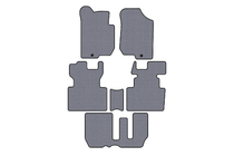 Kia Carens 1999–2012 Rubberen automatten Carsuit (2006-2012, 3 rijen, 7-zits, grijs) foto 1