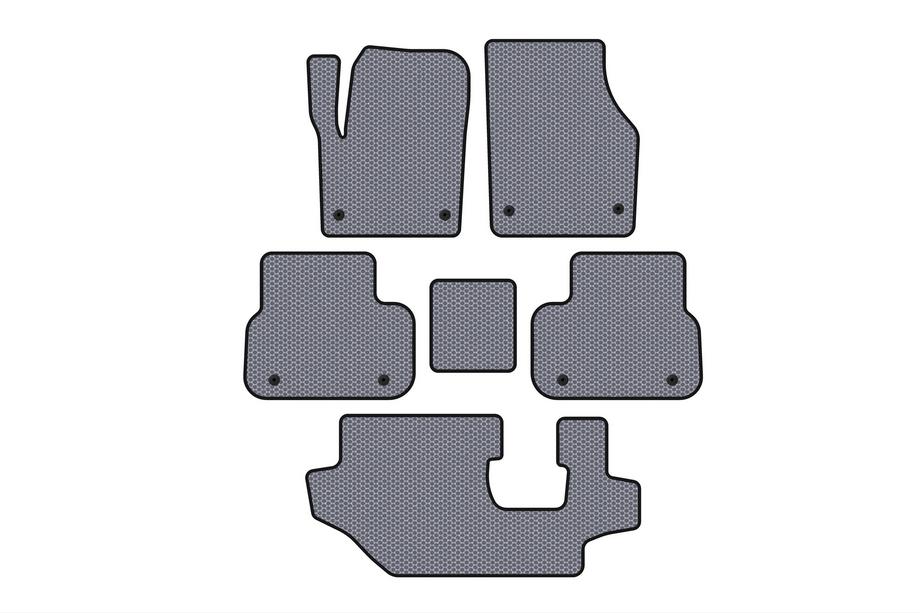 Land Rover Discovery Sport 2014– Rubberen automatten Carsuit (2014-2019, 3 rijen, grijs) Foto 1