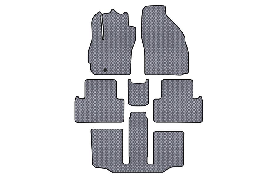 Mazda 5 2005–2009 Rubber matten Carsuit (3 rijen, 7-zits, grijs) Foto 1