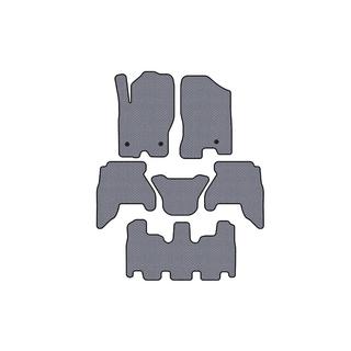 Rubberen automatten voor interieur Carsuit V1 (3 rijen, grijs, 2010-2014) Nissan Pathfinder R51 2005–2014 foto 1