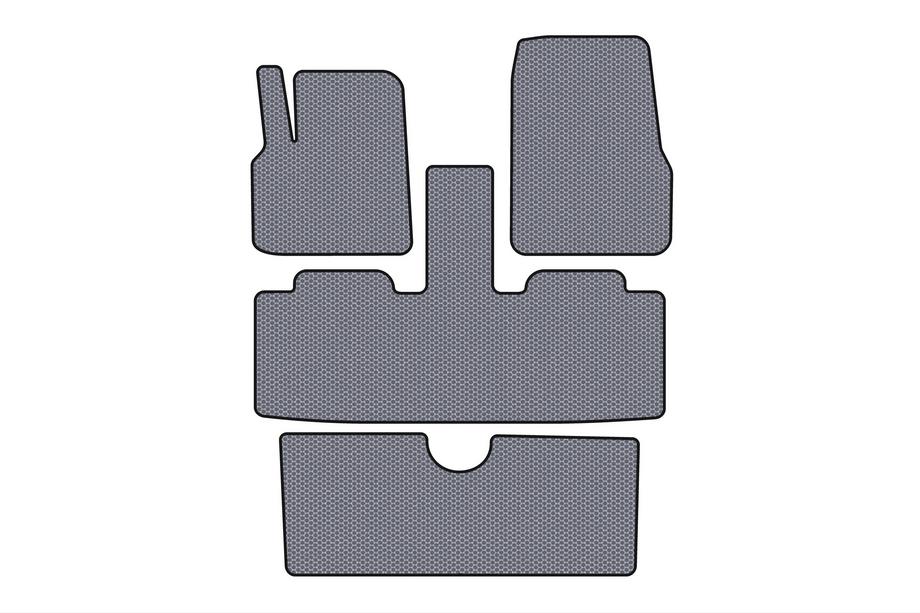 Renault Espace 2002–2014 Rubber matten Carsuit (3 rijen, 7-zits, grijs) Image