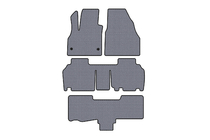 Renault Kangoo 2008–2020 Carsuit rubberen automatten (3 rijen, 5-deurs/7-zits, grijs) foto 1