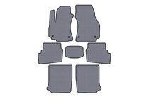 Opel Zafira A 1998–2005 Rubberen automatten Carsuit (3 rijen, 2003-2005, 7-persoons, grijs) foto 1