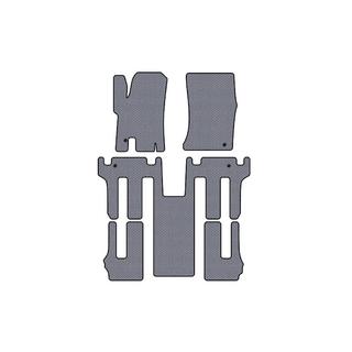 Rubberen automatten Carsuit 2004-2008 (3 rijen, grijs) Ssang Yong Rodius foto 1