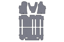Hyundai H300, H1, Starex 2008–2020 Carsuit rubberen automatten (complete set voor interieur, grijs) foto 1