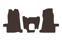 Ford Transit 2000–2014 Rubber automatten Carsuit (2000-2006, 1+1, handgeschakeld, bruin) foto 1