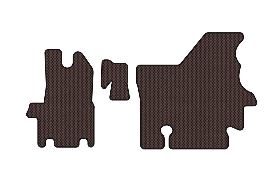 Renault Master 1998–2010 Rubberen automatten Carsuit (1998-2003, bruin) Image