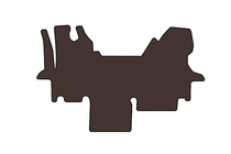 Renault Master 1998–2010 Rubberen automatten Carsuit (2003-2010, bruin) foto 1