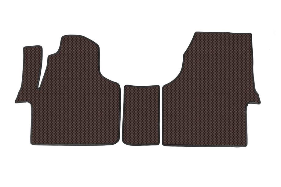 Volkswagen Crafter 2006–2016 Rubberen matten Carsuit V1 (Bruin) Image