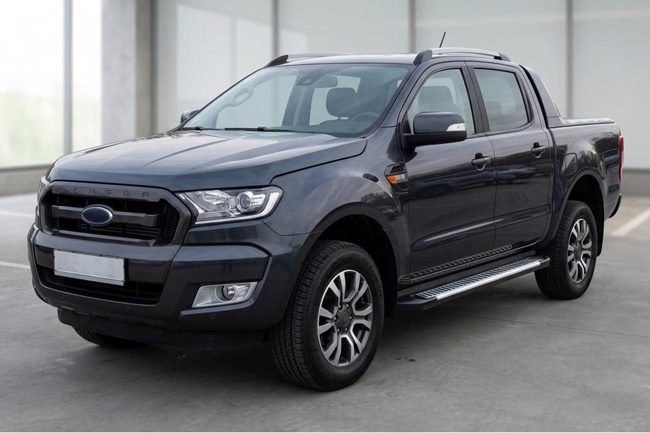 Ford Ranger 2011–2022 Side steps Line (2 stuks, aluminium) Image