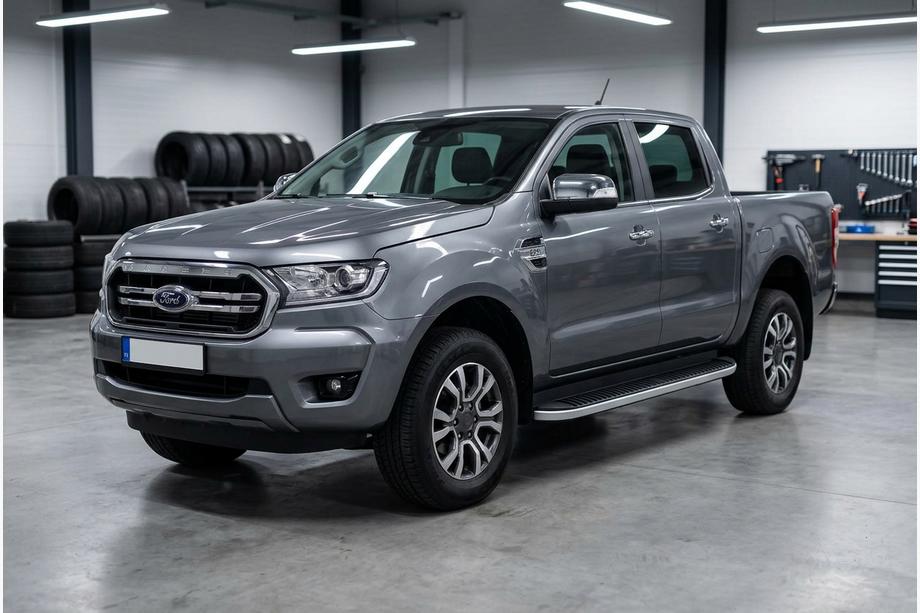 Ford Ranger 2011–2022 Side steps Tayga Grey (set van 2, aluminium) Image