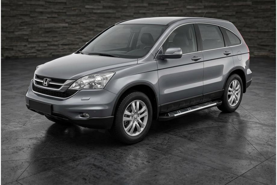 Honda CR-V 2007–2011 Sunrise side steps (set van 2, aluminium) Image