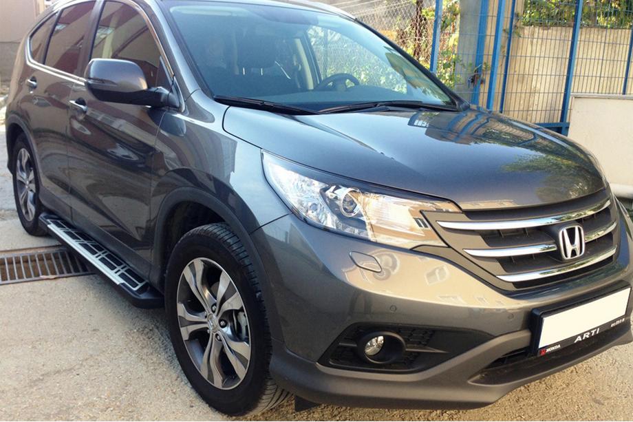Honda CRV 2012–2016 Sunrise side steps (set van 2, aluminium) Image