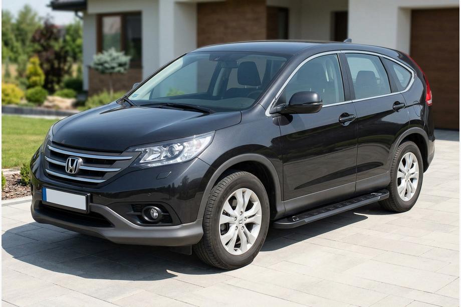 Honda CRV 2012–2016 RedLine Black zijsteps (set van 2, aluminium) Image