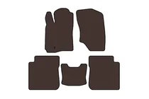 Mitsubishi Outlander 2001–2006 Rubberen automatten Carsuit (Bruin) foto 1