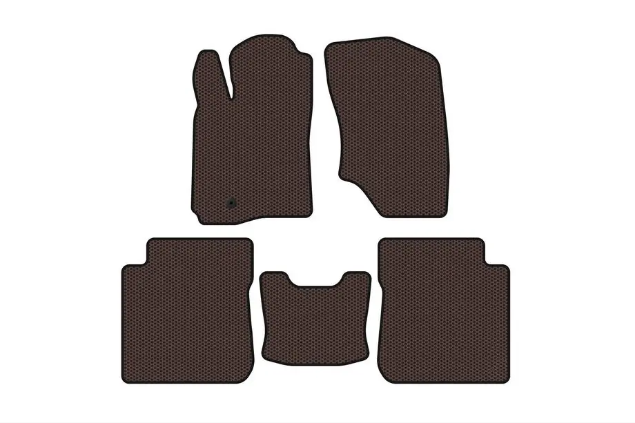 Mitsubishi Outlander 2001–2006 Rubberen automatten Carsuit (Bruin) Image