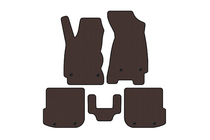Audi A4 B5 1994–2001 Rubberen automatten Carsuit (Sedan, bruin) foto 1