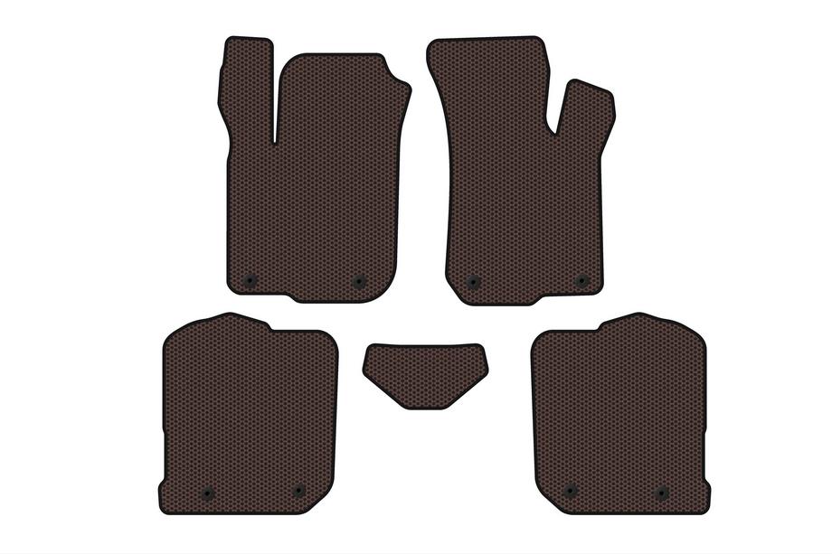 Audi A3 1996–2003 Rubberen automatten Carsuit (HB, bruin) Foto 1