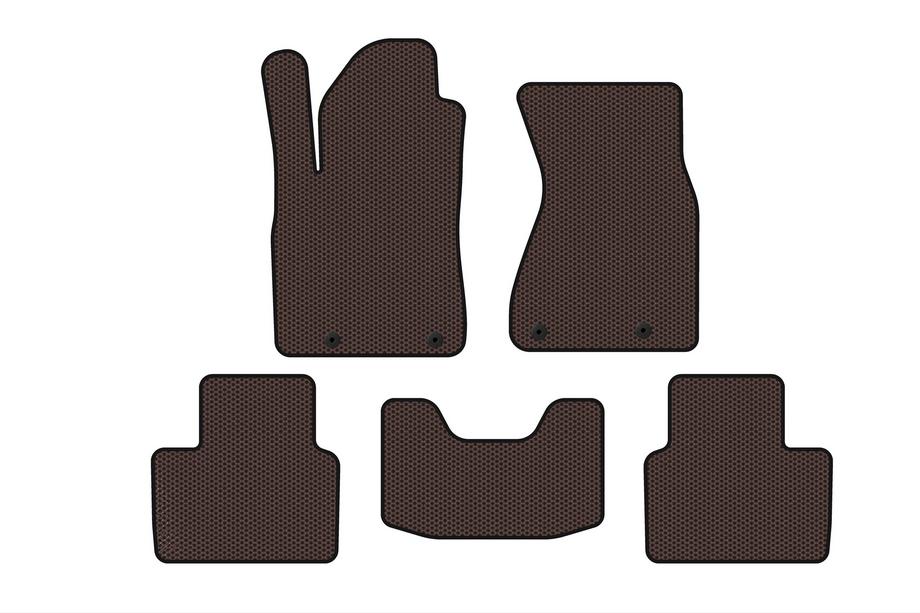 Audi A8 1994–2002 Rubberen automatten Carsuit (Sedan, bruin) Image