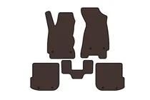Audi A4 B5 1994–2001 Rubberen automatten Carsuit (Avant, bruin) foto 1