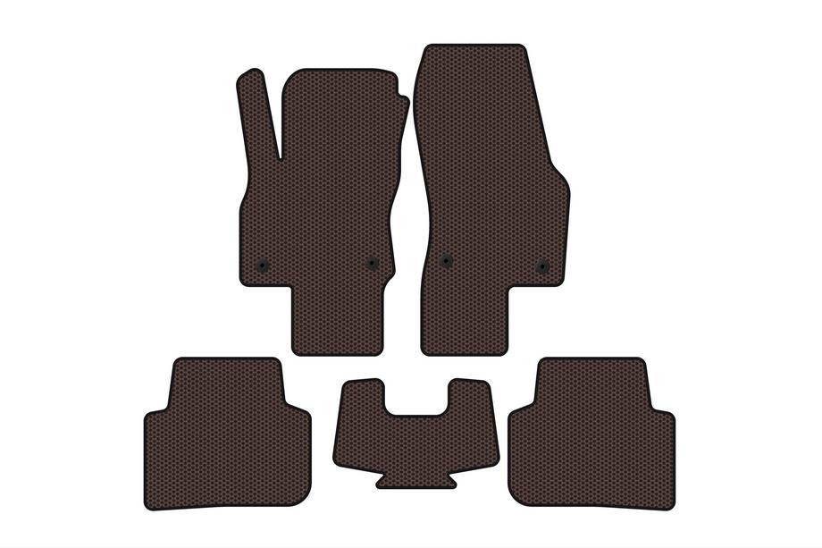 Audi Q3 2019–2025 Rubberen automatten Carsuit (Bruin) Image