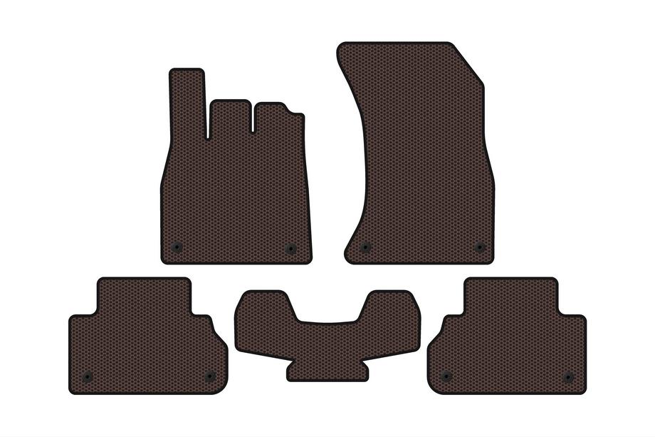 Audi Q5 2017–2025 Rubberen automatten Carsuit (Bruin) Image