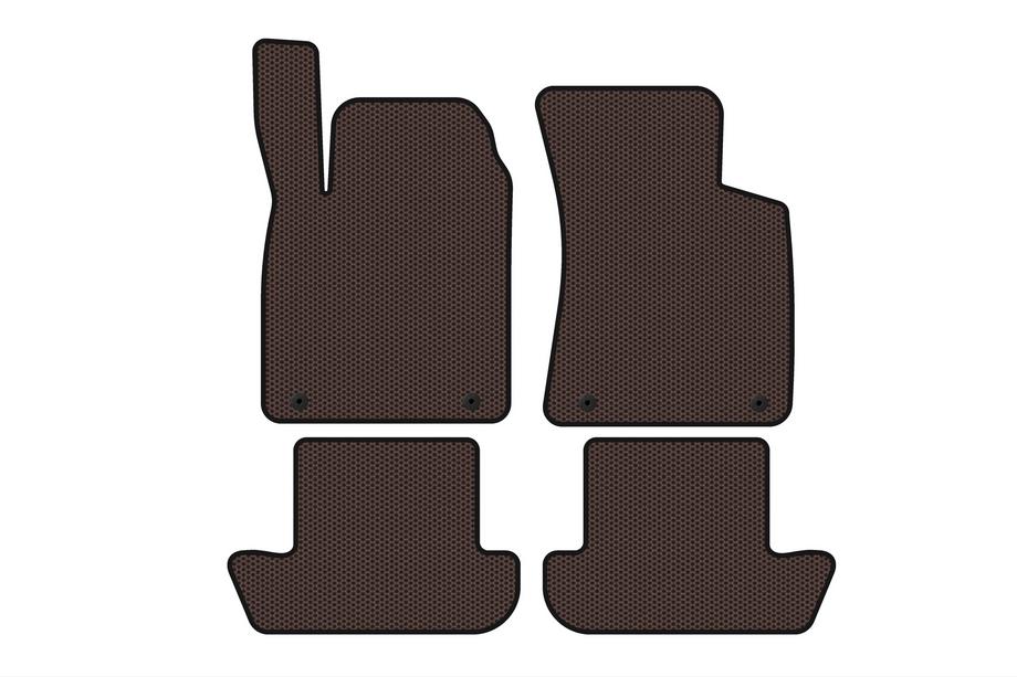 Audi TT 1998–2006 Carsuit rubberen automatten (Coupé, bruin) Foto 1