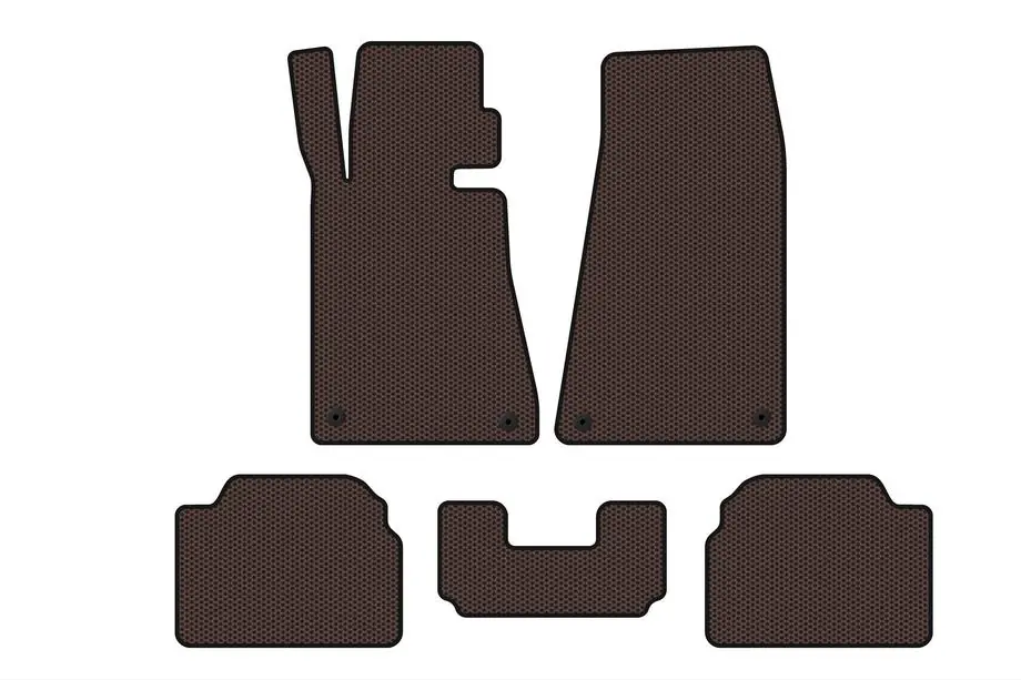 BMW 5 Serie E34 1988–1995 Rubberen automatten Carsuit (Bruin) Image