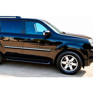 Allmond Black zijtreden (2 st., aluminium)